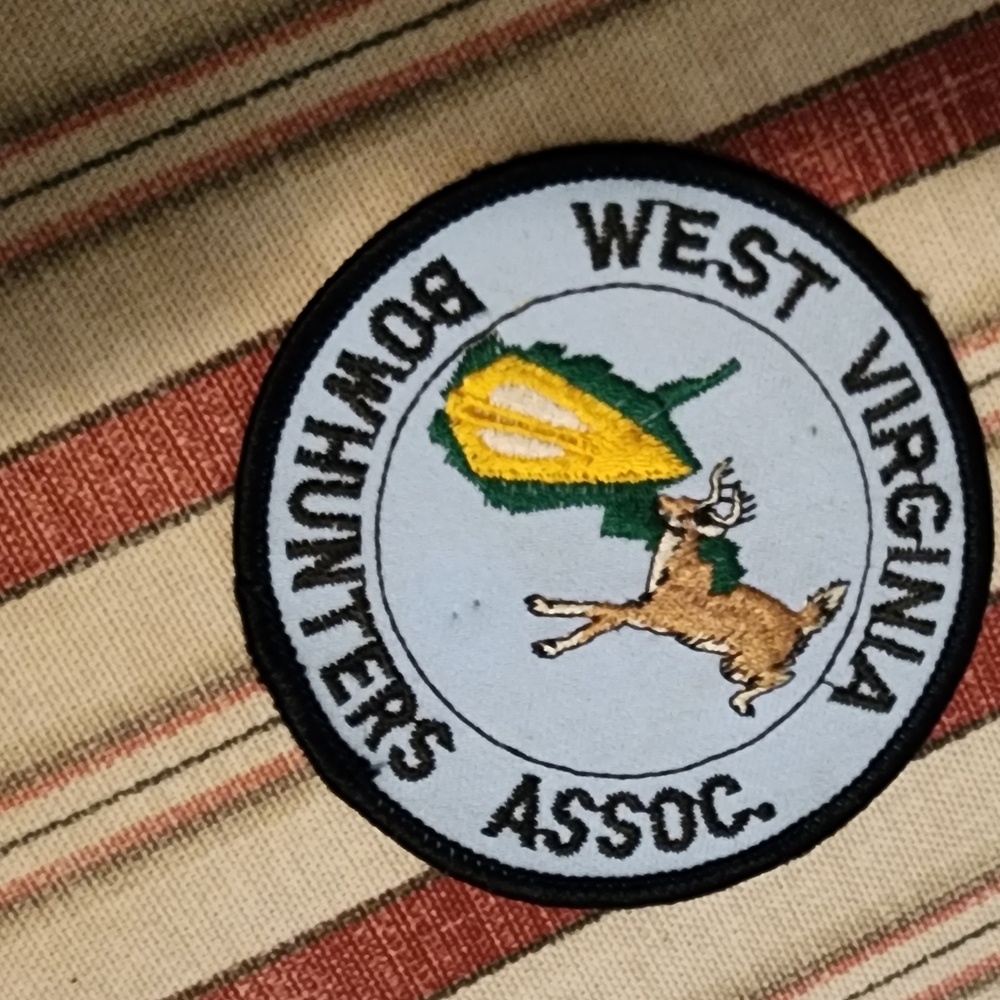 West Virginia Bowhunters Assoc. Patch - Blue and Black